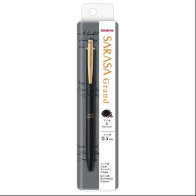 Roler gel 0,5mm Sarasa Grand Zebra 66813/31901 metalik crna-zlatna blister