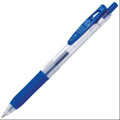 Roler gel 0,4mm sa gumenim gripom Sarasa Clip (uložak plavi) Zebra 14302 plavi