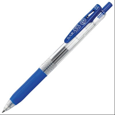 Roler gel 0,5mm sa gumenim gripom Sarasa Clip (uložak plavi) Zebra 14312 plavi