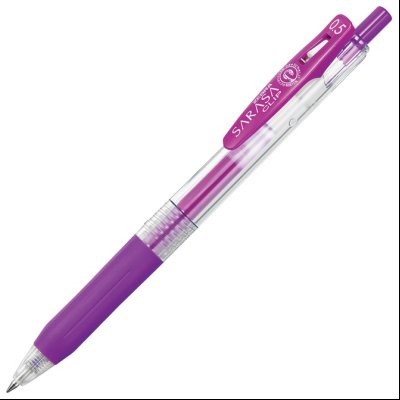Roler gel 0,5mm sa gumenim gripom Sarasa Clip (uložak ljubičasti) Zebra 35138 ljubičasti