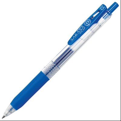 Roler gel 0,5mm sa gumenim gripom Sarasa Clip (uložak kobalt plavi) Zebra 35132 kobalt plavi