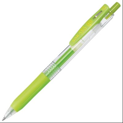 Roler gel 0,5mm sa gumenim gripom Sarasa Clip (uložak pastelno zeleni) Zebra 14298 pastelno zeleni