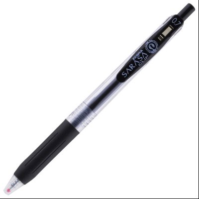 Roler gel 0,7mm sa gumenim gripom Sarasa Clip (uložak crni) Zebra 14321 crna