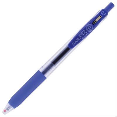 Roler gel 0,7mm sa gumenim gripom Sarasa Clip (uložak plavi) Zebra 14322 plava