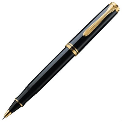 Roler Souveran R800+kožna bela futrola+poklon kutija G30 Pelikan 997643 crni