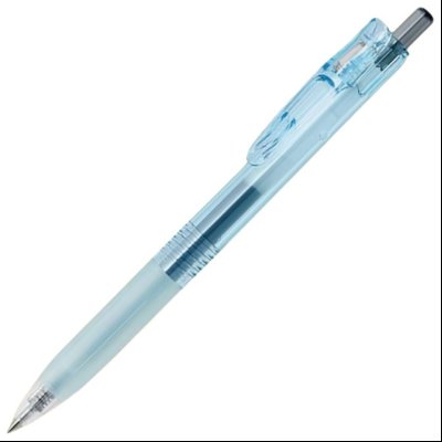 Roler gel 0,5mm sa gumenim gripom Sarasa Clip BioTube (uložak plavi) Zebra 63716 providno svetlo plavi