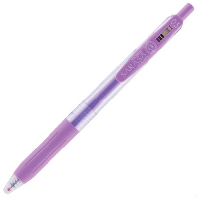 Roler gel 0,5mm sa gumenim gripom Sarasa Clip Milk (uložak lila) Zebra 35048 lila