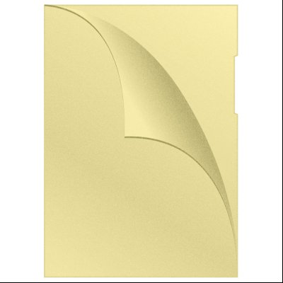 Fascikla "L" u boji 120my pp A4 mat pk100 Q-Connect Donau KF00308 žuta