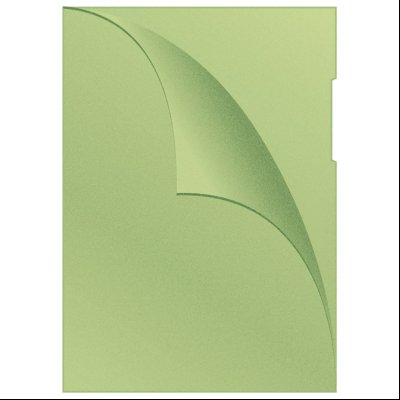 Fascikla "L" u boji 120my pp A4 mat pk100 Q-Connect Donau KF00309 zelena