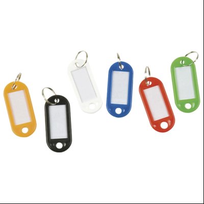 Privezak za ključeve plastični pk100 Q-Connect Donau KF02692 žuti