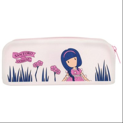 Pernica silikonska pravougaona glitter 1zip Fairy Dusk Gorjuss 1337GJ01