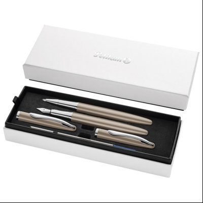 Set nalivpero+roler Jazz Noble Elegance+poklon kutija G25 Pelikan 826976 pesak