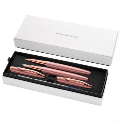 Set nalivpero+roler Jazz Noble Elegance+poklon kutija G25 Pelikan 826914 roze