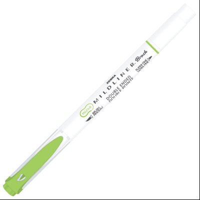 Flomaster obostrani 0,5/4mm Mildliner Brush&Marker Zebra 79140 zeleni