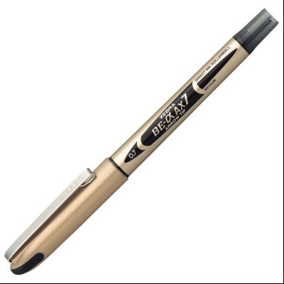 Roler 0,7mm (uložak crni) BE-AAX7 Zebra 15991Z zlatno-crni