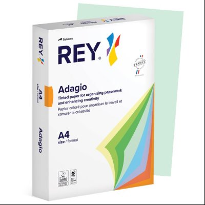Papir Copy Rey Adagio A4  80g pk500 Sylvamo 81 pastelno zeleni (bright green)