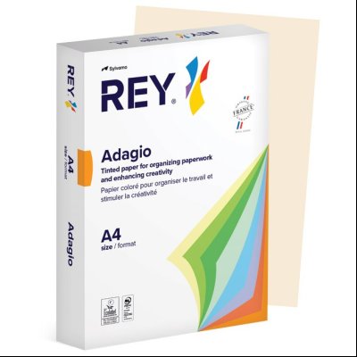 Papir Copy Rey Adagio A4  80g pk500 Sylvamo 93 krem (ivory)