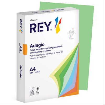 Papir Copy Rey Adagio A4 80g pk500 Sylvamo 41 svetlo zeleni (leaf green)