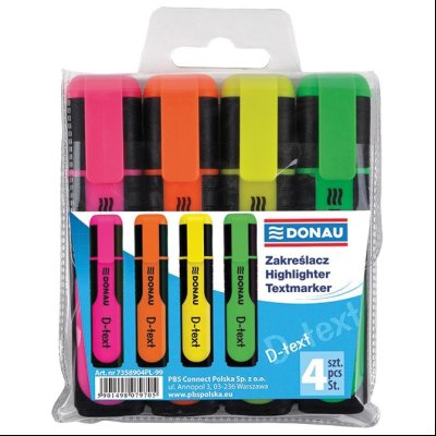 Signir 1-5mm D-text pk4 Donau 7358904PL-99 blister