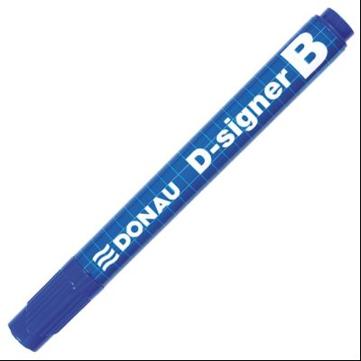 Marker za belu tablu okrugli vrh 2-4mm D-signer B Donau 7372001-10PL plavi