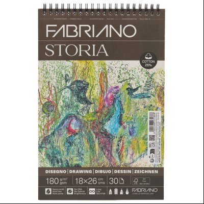 Blok Storia spirala 18x26cm 30L 180g Fabriano 19100736