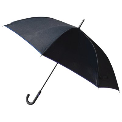 Kišobran automatik sa gumiranom ručkom 8 panela H-1001 Kumulus SHA.44317 crni-rub plavi