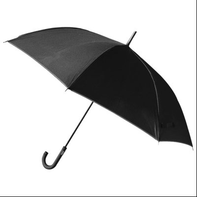 Kišobran automatik sa gumiranom ručkom 8 panela H-1001 Kumulus SHA.44315 crni-rub sivi