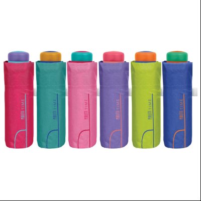 Kišobran ručni sklopivi ultra mini Time Perletti 26414 pastelno sortirano 6boja