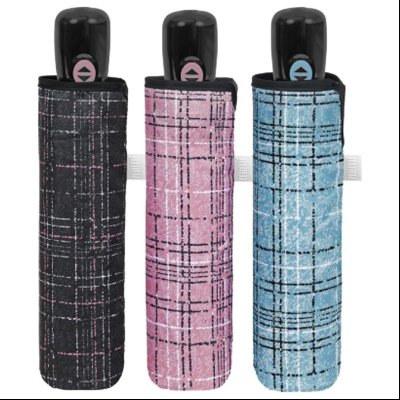 Kišobran automatik (otvaranje+zatvaranje) sklopivi Karo 3dezena Time Perletti 26429 sortirano