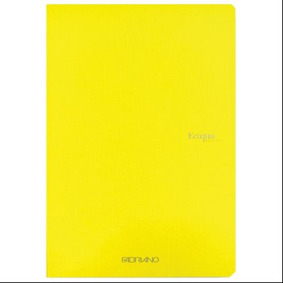 Sveska meki povez A5 tačke 40L 90g EcoQua Fabriano 19140107 limun žuta (limone)