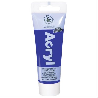 Boja akrilna H&P 75ml pvc tuba CMP 420TA75500N ultramarin plava (ultramarine blue) blister