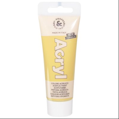 Boja akrilna H&P 75ml pvc tuba CMP 420TA75920N zlatna (golden) blister