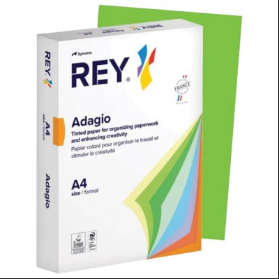 Papir Copy Rey Adagio A4 80g pk500 Sylvamo 52 zeleni verde (deep green)