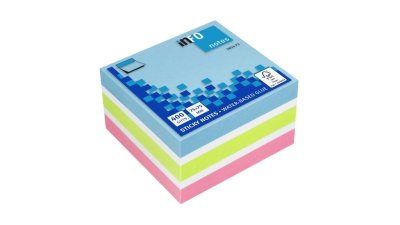 Samolepljivi blokčići 75x75 ultra brilliant mix, KOCKA 1/400