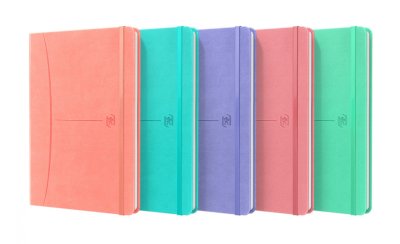 Sveska Oxford Office Signature pastel A5 kvadratići