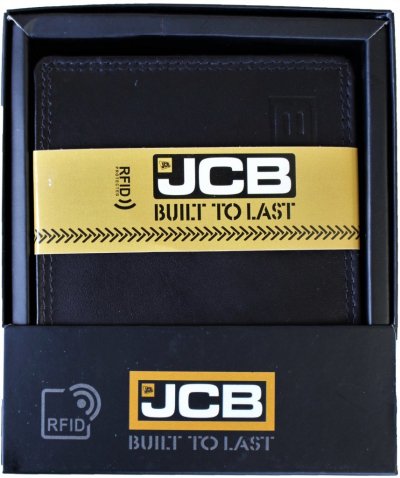 Novčanik muški kožni sa RFID zaštitom JCBNC 44MN 110x90x20