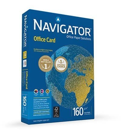 FOTOKOPIR PAPIR NAVIGATOR OFFICE CARD A4 160gr 1/250 listova