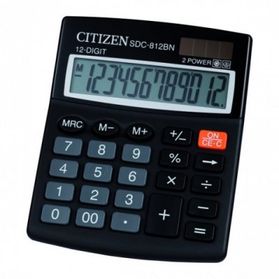 KALKULATOR CITIZEN SDC-812BN 12 CIF