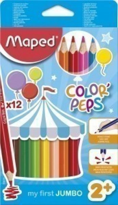 Maped Bojice Color MaXI 1/12 Maped Colour Peps Jumbo