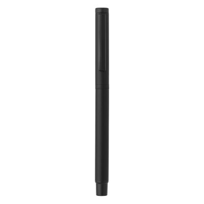 TITANIUM JET BLACK SET, metalna hemijska i roler olovka u setu, crna