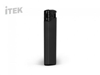 ISCRA SOFT, plastični elektronski upaljač, crni