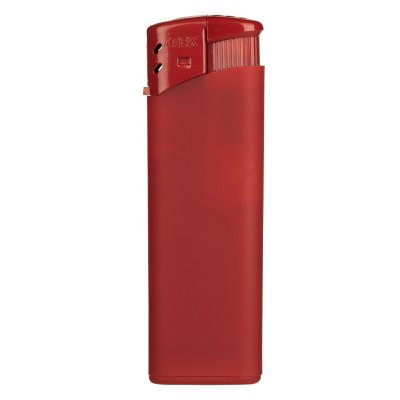 ISCRA SOFT, plastični elektronski upaljač, crveni