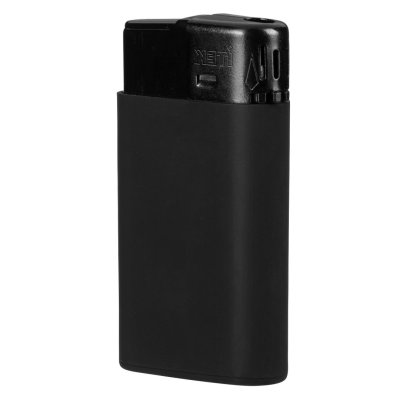 LUSS SOFT, plastični elektronski upaljač, crni