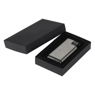 AMON, metalni upaljač sa turbo plamenom, tamno metalni