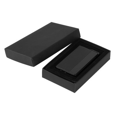 LORD, metalni upaljač sa turbo plamenom, crni