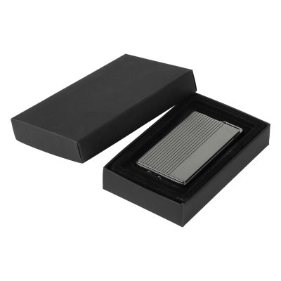 LORD, metalni upaljač sa turbo plamenom, tamno metalni