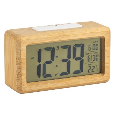 DATE, digitalni stoni lcd sat, bež