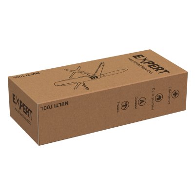 EXPERT, višenamenski nož sa 12 funkcija, crveni