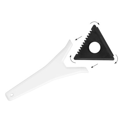 NORWAY, 3 u 1 grebač za sneg i led, beli