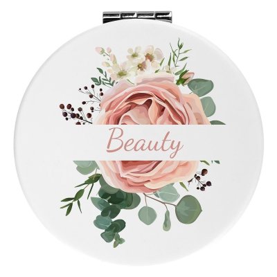 BELLA, plastično ogledalce, belo